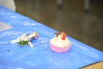 2017年5月5日スイーツ・デコレーションカップケーキメジャー＆フラワースプーンブローチ
