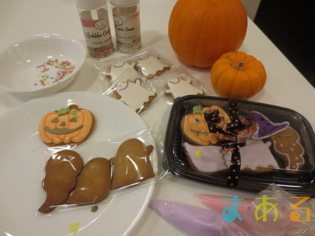 2017年10月30日おばけとかぼちゃのアイシングクッキー
