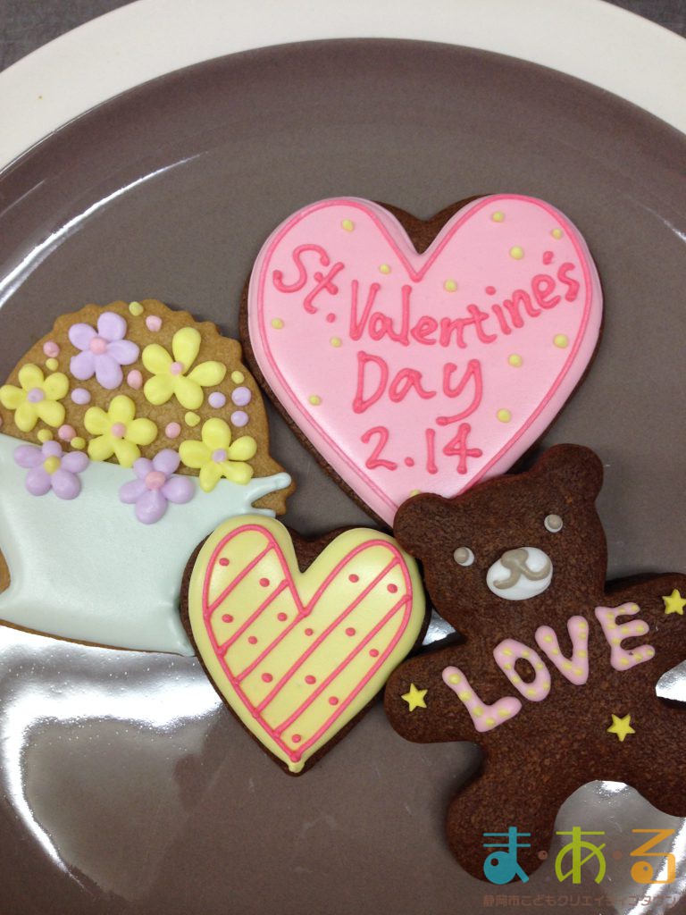 2019年2月12日バレンタインプレゼント♡アイシングクッキーをつくろう