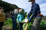 2020年12月19日_冬の里山で冬野菜の収穫体験と木の実でオーナメント作り