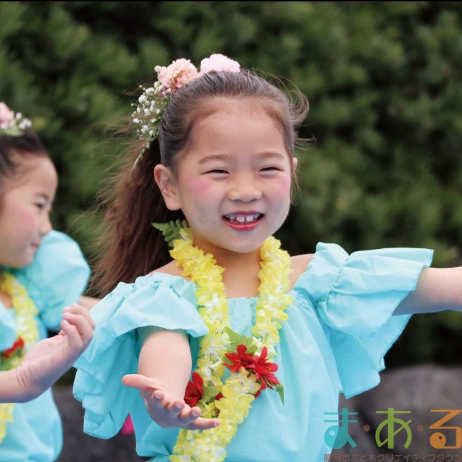 フラダンス用　親子ペアドレス 親子でフラダンス - 静岡市こどもクリエイティブタウンま・あ・る