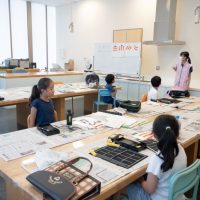 2023年8月11日_書道にチャレンジ！