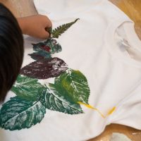 2024年6月14日_葉っぱでTシャツ作り