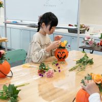 10月26日ハロウィンのフラワーアレンジ