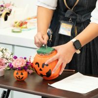 10月26日ハロウィンのフラワーアレンジ