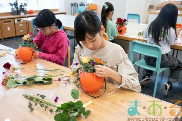 10月26日ハロウィンのフラワーアレンジ