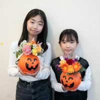 10月26日ハロウィンのフラワーアレンジ