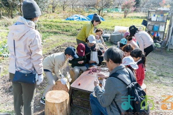 2024年12月14日_冬の里山で収穫体験とクラフト