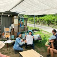 2025年7月21日_夏の里山で藍の生葉染め体験