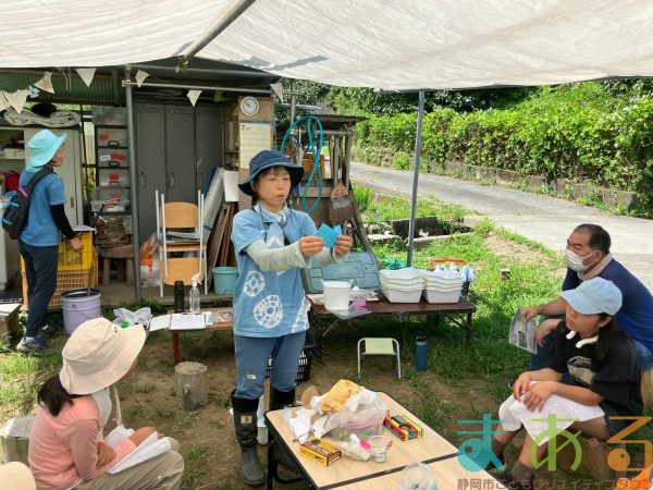 2025年7月21日_夏の里山で藍の生葉染め体験