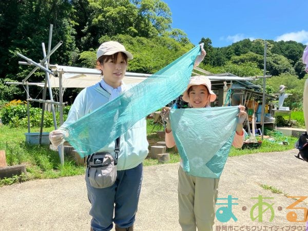 2025年7月21日_夏の里山で藍の生葉染め体験