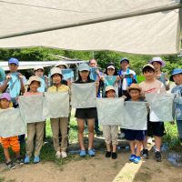 2025年7月21日_夏の里山で藍の生葉染め体験