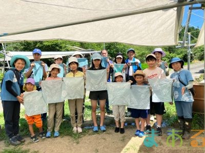2025年7月21日_夏の里山で藍の生葉染め体験