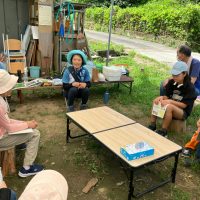 2025年7月21日_夏の里山で藍の生葉染め体験