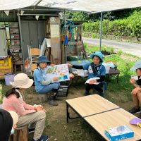 2025年7月21日_夏の里山で藍の生葉染め体験