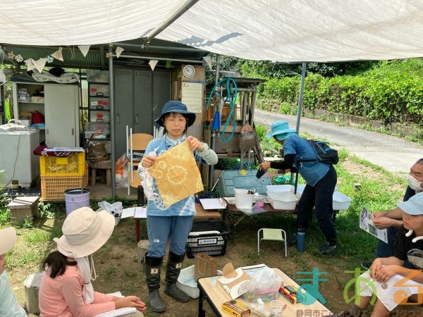 2025年7月21日_夏の里山で藍の生葉染め体験