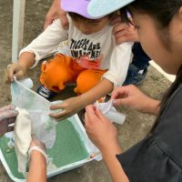 2025年7月21日_夏の里山で藍の生葉染め体験