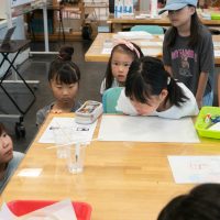 2025年8月11日_科学実験！ペーパークロマトグラフィーでしおり作り