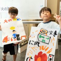 2025年7月29日_防火ポスターを描くおしごと_