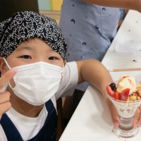 2025年8月29日クランブルパフェを作って食べよう！