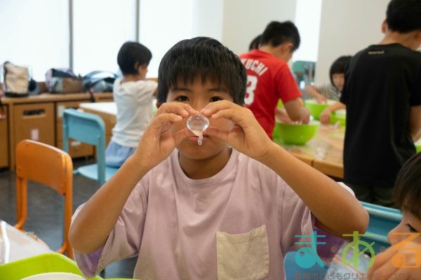 2025年8月12日つかめる水を作ってみよう！