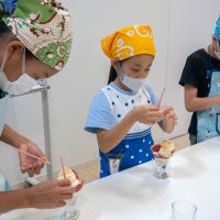 2025年8月28日クランブルパフェを作って食べよう！