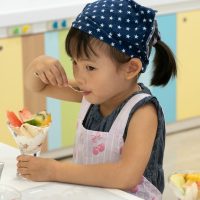 2025年7月31日_親子でひんやり冷たいパフェ作り