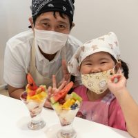 2025年7月31日_親子でひんやり冷たいパフェ作り
