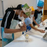 2025年8月28日クランブルパフェを作って食べよう！