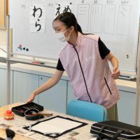 2025年8月17日_書道にチャレンジ！_
