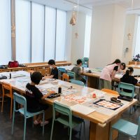 2025年8月17日_書道にチャレンジ！_