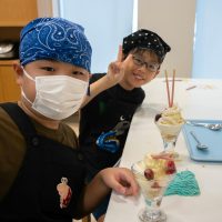 2025年8月28日クランブルパフェを作って食べよう！