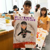 2025年7月29日_防火ポスターを描くおしごと_