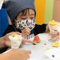 2025年7月31日_親子でひんやり冷たいパフェ作り