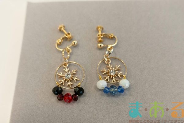 2025年11月1日_「snowflake雪の結晶イヤリング」を作ろう！