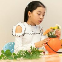 2025年10月19日」_ハロウィンのフラワーアレンジ！