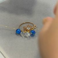 2025年11月1日_「snowflake雪の結晶イヤリング」を作ろう！