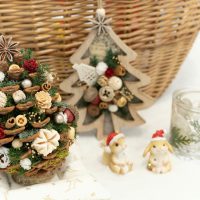 2025年12月13日_松ぼっくりのツリー作り