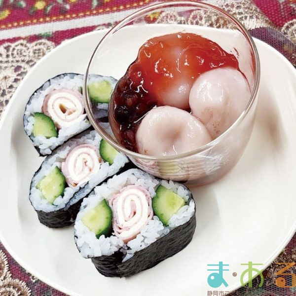 2026年4月2日_お花の巻きずしとぜんざいを作って食べよう